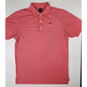 Dunning‎ Golf National Polo Shirt Mens Large Red Short Sleeve Logo